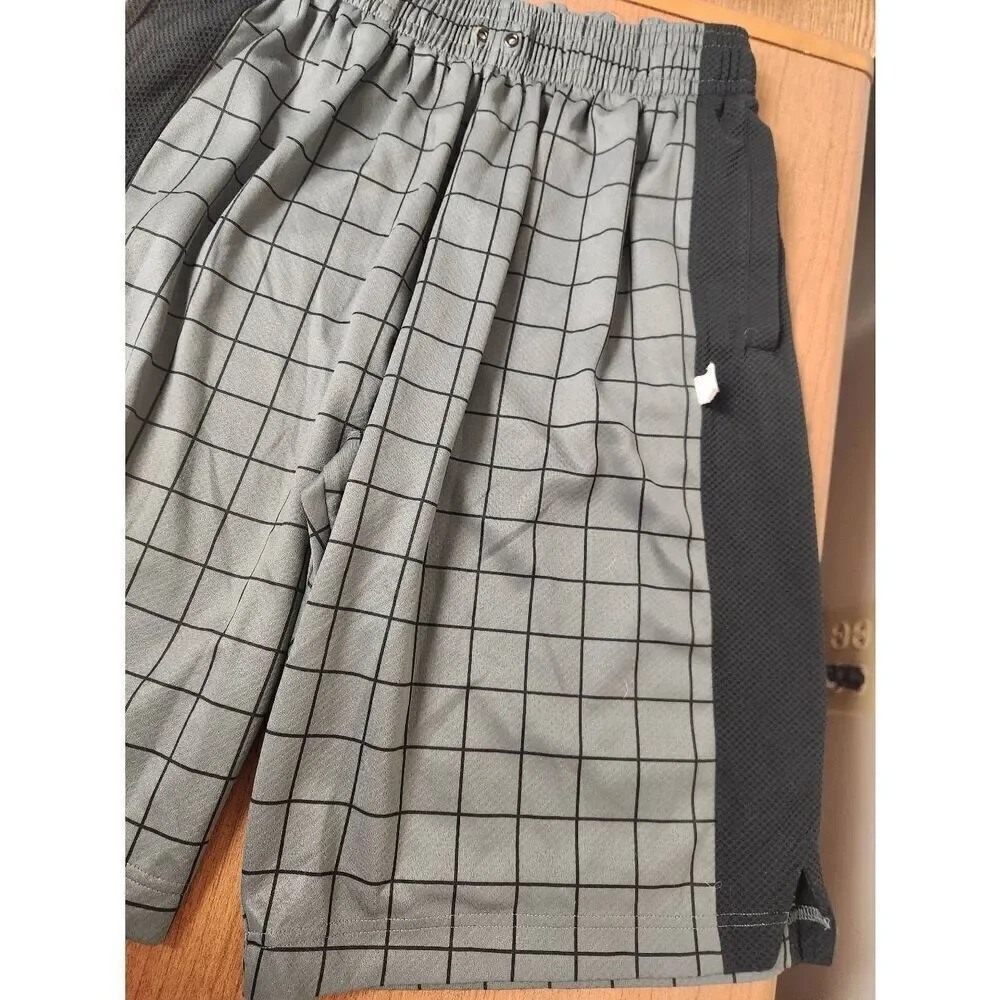 Jordan Retro 4 Stencil Dri-fit Shorts Dark Grey/Black. No string